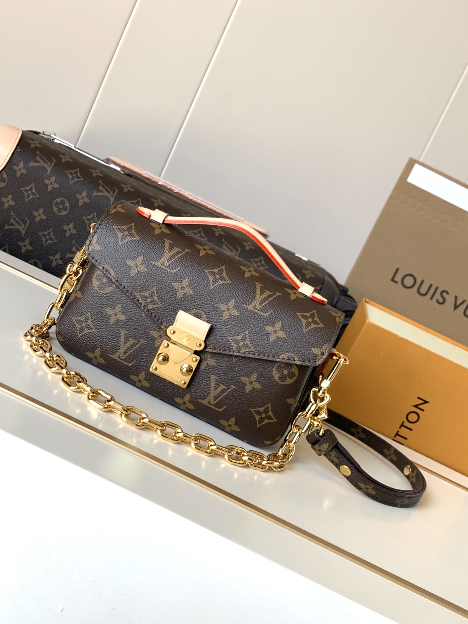 Louis Vuitton Pochette Metis East West Monogram Shoulder Bag