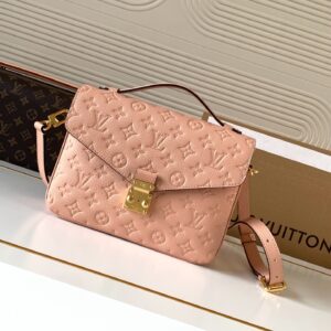 Louis Vuitton Pochette Metis Monogram Empreinte Leather Bag