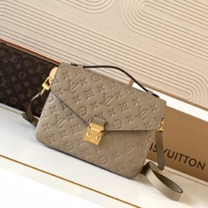 Louis Vuitton Pochette Metis Monogram Empreinte Leather Shoulder Bag