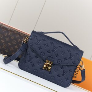 Monogram Empreinte Pochette Metis Deep Blue Shoulder Bag