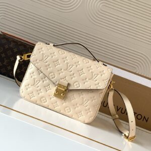 Louis Vuitton Pochette Metis Monogram Empreinte Shoulder Bag