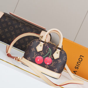 Louis Vuitton x Takashi Murakami Nano Alma Cherry Bag