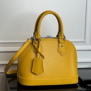 Alma BB Epi Leather Handbag Yellow