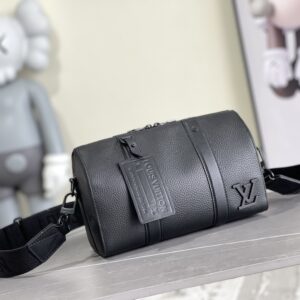 Louis Vuitton City Keepall Aerogram Leather Travel Bag