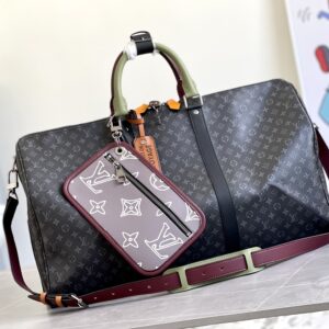 Keepall Bandouliere Patchwork Travel Bag