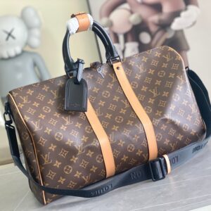 Louis Vuitton Keepall 45 Travel Bag with Shoulder Strap