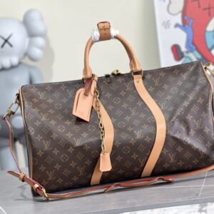 Louis Vuitton Keepall 50 Travel Bag with Shoulder Strap