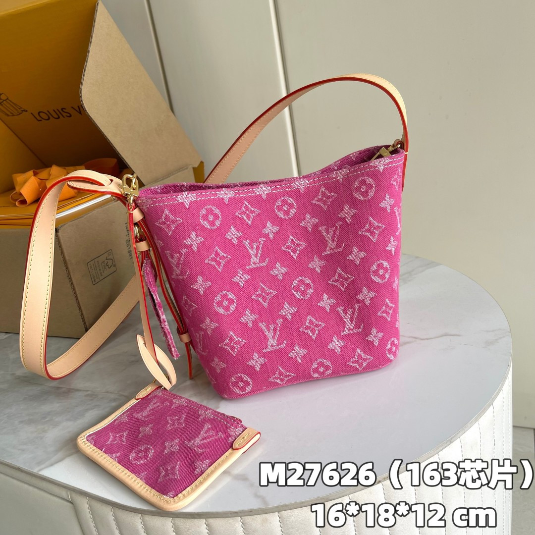 Louis Vuitton All In BB Denim Bucket Bag