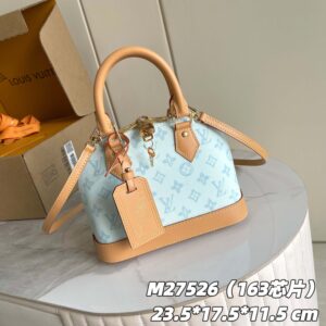Louis Vuitton Alma BB Meowgram Canvas Handbag