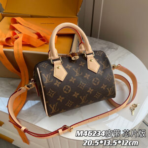 Louis Vuitton Speedy Bandouliere 20 Leather Shoulder Bag