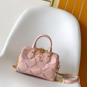 Louis Vuitton Speedy Bandoulière 20 Handbag in Monogram Empreinte Leather