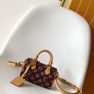 Louis Vuitton Nano Speedy Monogram Canvas Handbag