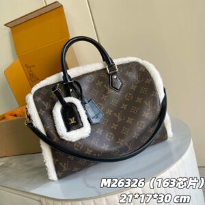 Louis Vuitton Speedy Soft 30 Teddy Handbag