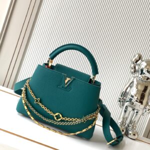Louis Vuitton Capucines BB Trilogy Leather Handbag