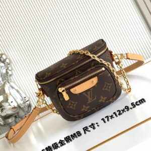 Louis Vuitton Mini Bumbag M82335 Monogram Coated Canvas Belt Bag