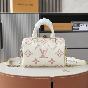 Louis Vuitton Speedy Bandoulière 20 Handbag in Monogram Empreinte Leather
