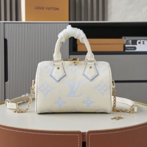 Louis Vuitton Speedy Bandoulière 20 Handbag in Monogram Empreinte Leather
