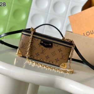 Louis Vuitton Vanity Pouch in Monogram and Monogram Reverse Canvas