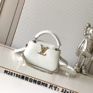 Louis Vuitton Capucines East-West Mini Handbag, LV Confetti, M28198