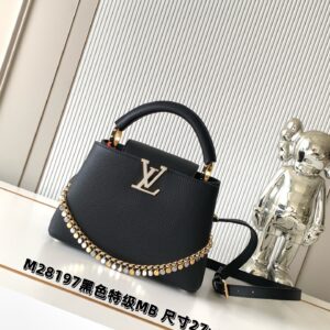 Louis Vuitton Capucines Handbag, LV Confetti Collection, M28197