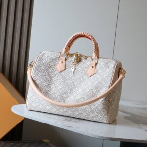 Louis Vuitton Speedy Soft 30 Monogram Emblème Handbag