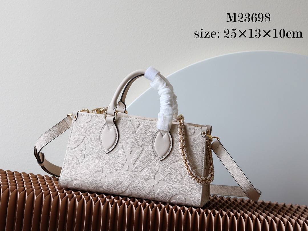 Louis Vuitton OnTheGo Small Tote Bag in Giant Monogram Leather