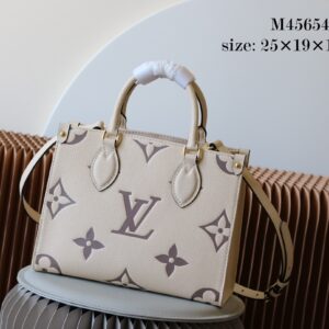 Louis Vuitton Onthego Small Tote Bag in Monogram Empreinte Leather