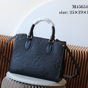 Louis Vuitton Onthego Mini Tote Bag in Monogram Empreinte Leather