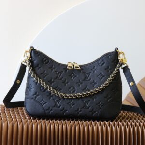 Louis Vuitton Boulogne Handbag in Gray Monogram Empreinte Leather