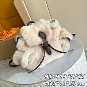 Nano Teddy Shoulder Bag from the LV Ski Series
