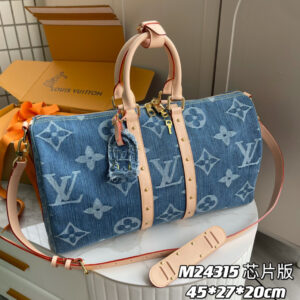 Keepall Bandoulière Travel Bag in Monogram Denim