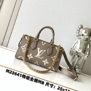 Louis Vuitton OnTheGo Small Handbag in Giant Monogram Leather, Model M23641