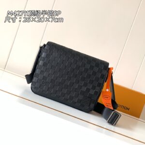 Louis Vuitton District Small Messenger Bag in Damier Infini Coated Canvas