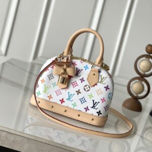 Louis Vuitton Alma BB M13078 Handbag in White
