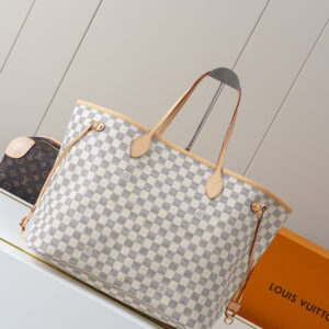 Louis Vuitton Neverfull Large Tote Bag M41360 in Damier Azur