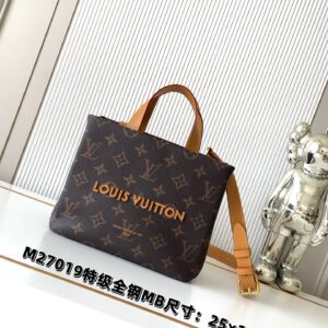 Louis Vuitton M27019 Brown Medium Handbag