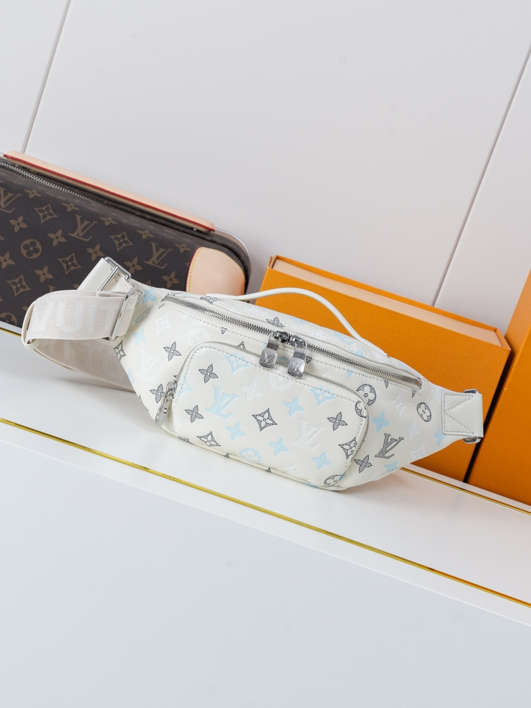 Louis Vuitton Rush Belt Bag in Monogram Shadow Leather