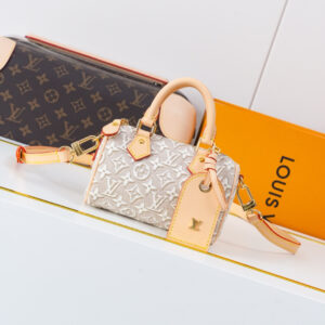 Louis Vuitton Nano Speedy Monogram Emblème Handbag