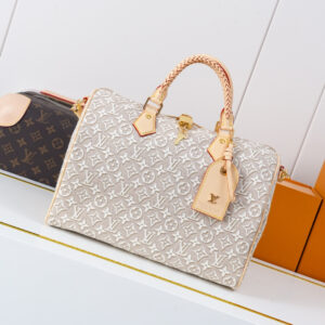 Louis Vuitton Speedy Soft 30 Monogram Emblème Handbag
