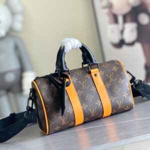 Louis Vuitton Keepall 25 Handbag – Monogram Eclipse Reverse Canvas