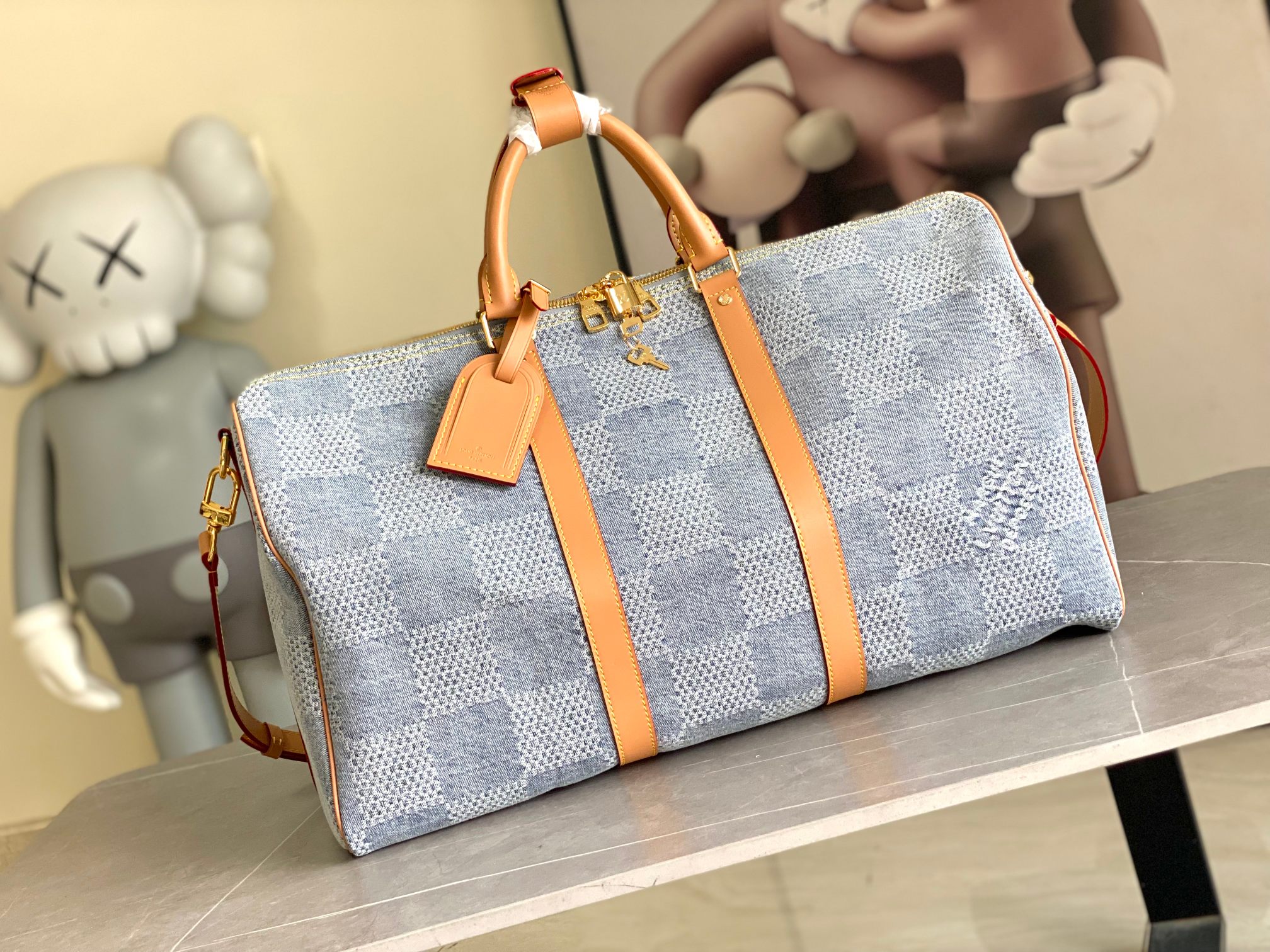 Louis Vuitton Keepall Bandoulière 50 Travel Bag