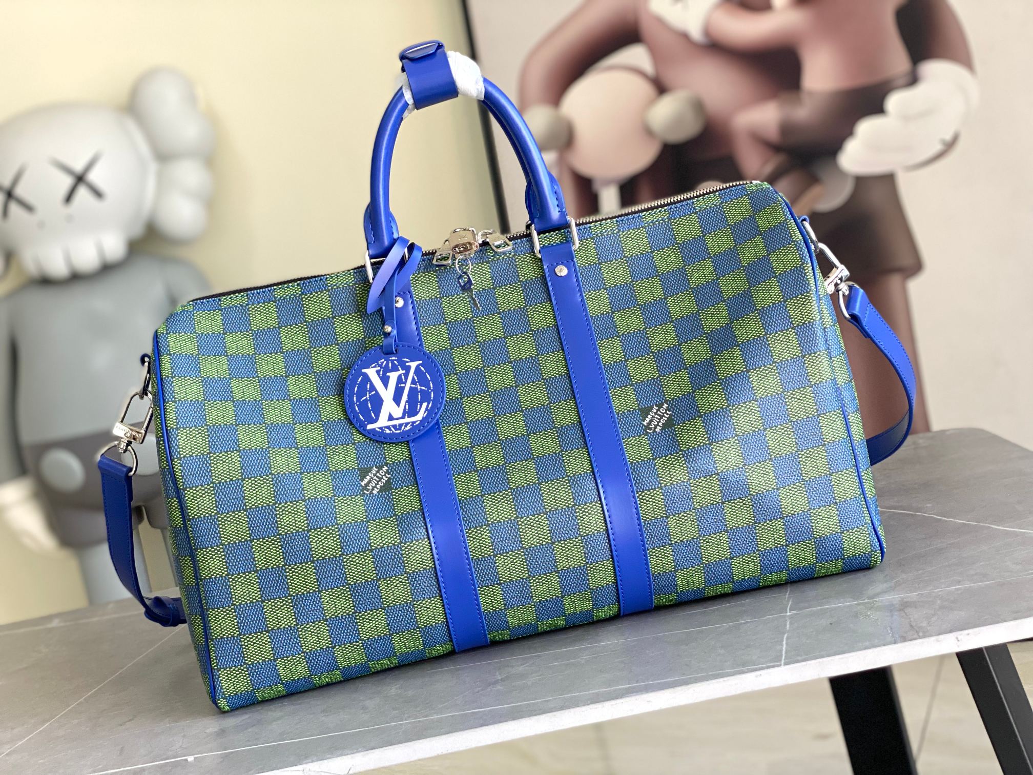 Louis Vuitton Keepall 45 Damier Graphite Travel Bag