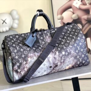 Louis Vuitton Keepall Bandoulière 50 Monogram Galaxy Travel Bag