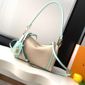 Louis Vuitton Express Small Handbag in White and Green