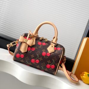 Louis Vuitton x Takashi Murakami Speedy Bandoulière Handbag – Cherry Monogram