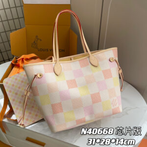 Louis Vuitton Neverfull MM Damier Giant Tote Bag