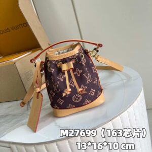 Louis Vuitton Nano Noé Monogram Canvas Bag