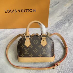 Louis Vuitton Nano Alma Monogram Dune Mini Handbag