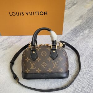 Louis Vuitton Nano Alma Monogram Dune Handbag M46895