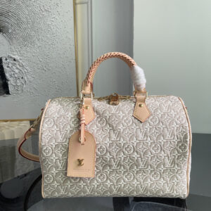 Louis Vuitton Speedy Soft 30 Handbag in Monogram Emblème Canvas